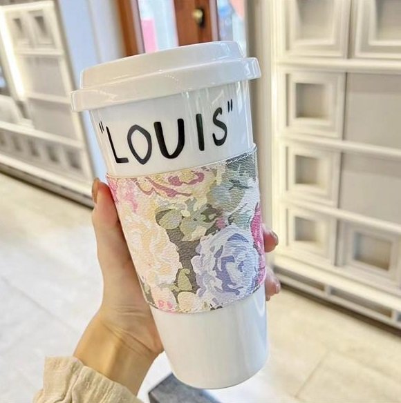 Louis Vuitton Ceramic cup - Louis Vuitton Cups | Aleppo Gift UAE